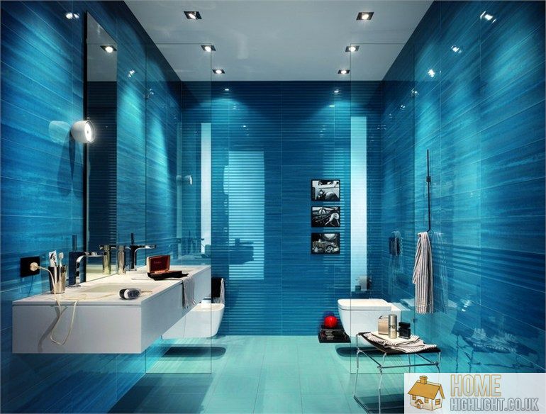 Modern Blue Bathroom Designs Ideas Home Highlight